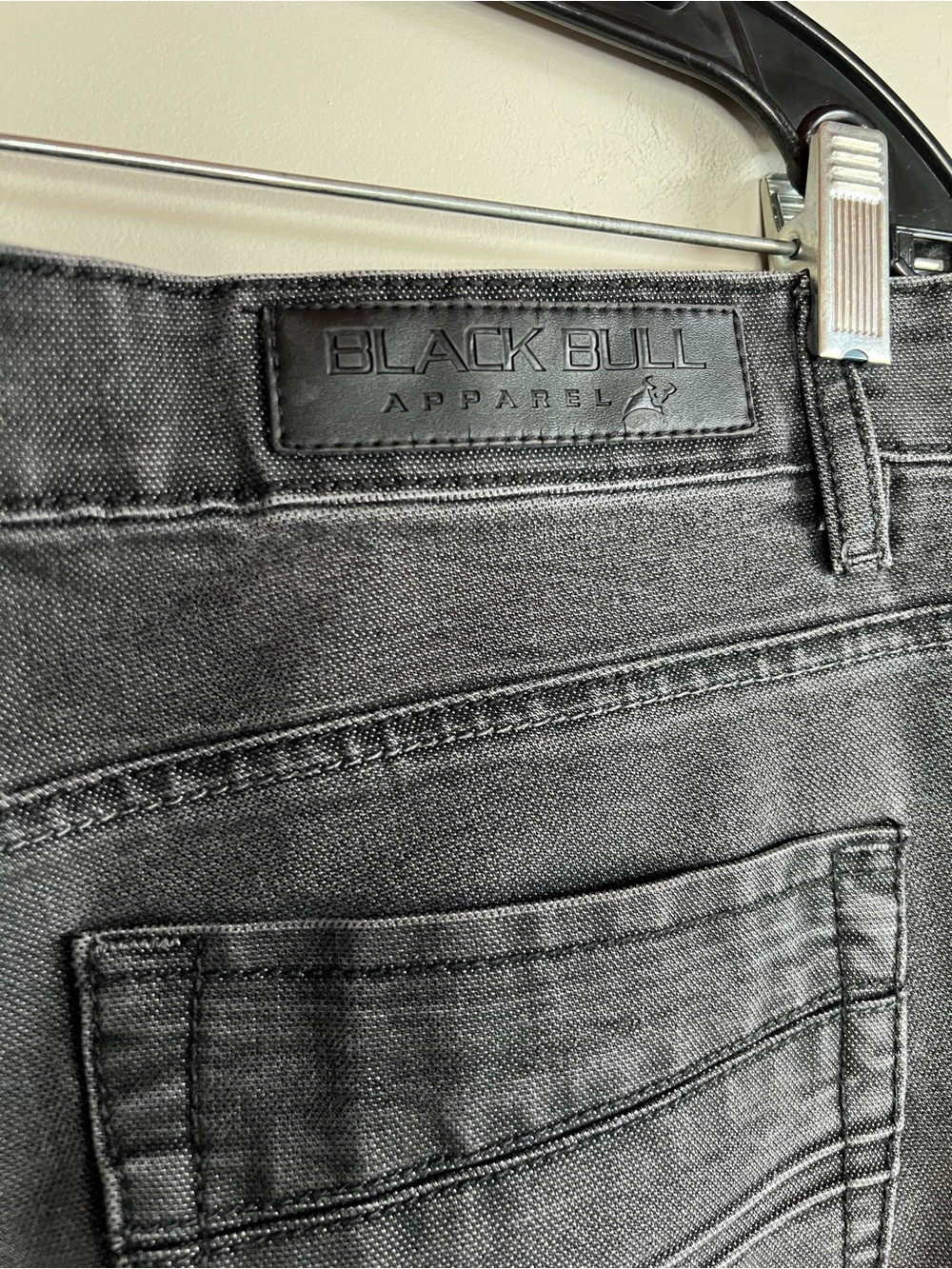 Black Bull Men’s Black Straight Leg Jeans Denim 34x28 Classic Casual Pants - Picture 6 of 8